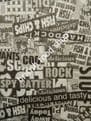Newsprint Fish & Chip Shop Large Cardboard Takeaway Tray Fast Food Packaging
