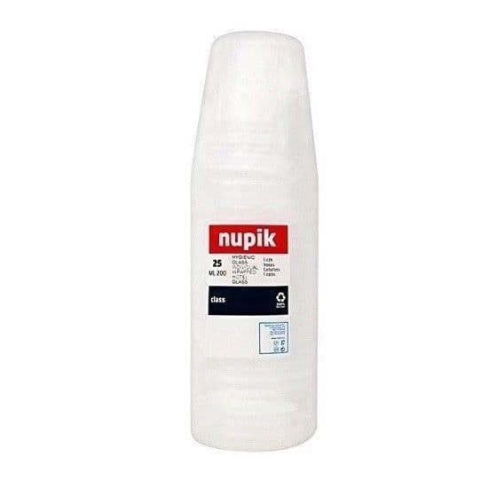 Nupik Individually Wrapped Hygienic Hotel Cups - Packs of 25
