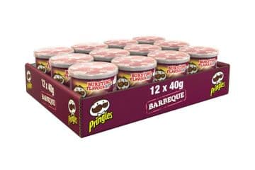 Pringles Texas BBQ 12 x 40g Cans PM 79p
