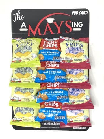 Scampi & Bacon Fries & Burtons Fish n Chips on 'The AMaysing' 12 Pack Pub Card