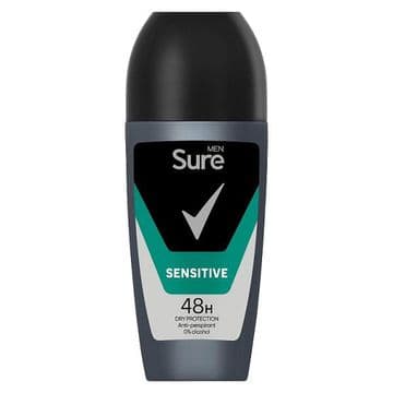 Sure Men Anti-Perspirant Roll On Sensitive 6 x 50 ml