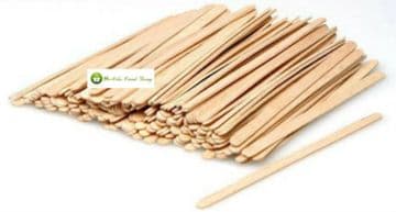 Wooden Stirrers 5.5" 140mm Round End Stick Coffee Tea Hot Drinks Choose Quantity