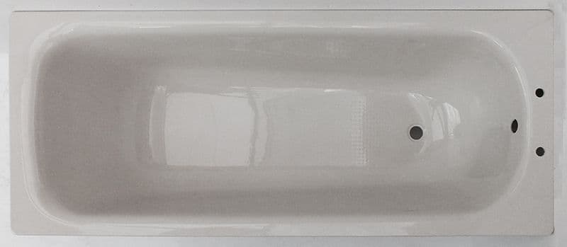 1700x700mm GRP Bath in Whisper Grey