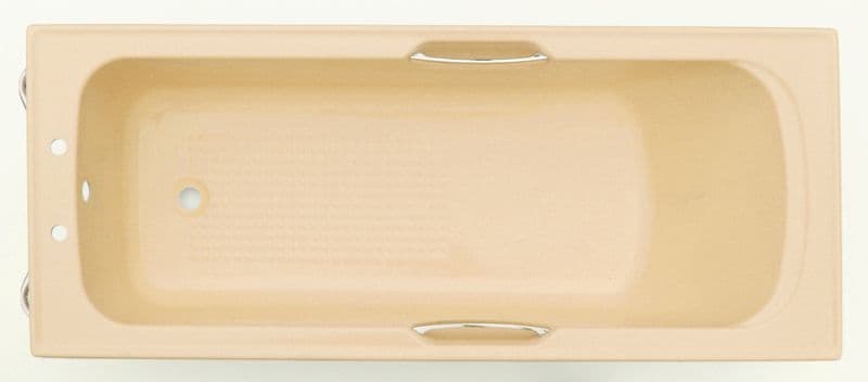 1700x700mm Twingrip Acrylic Bath in Peach