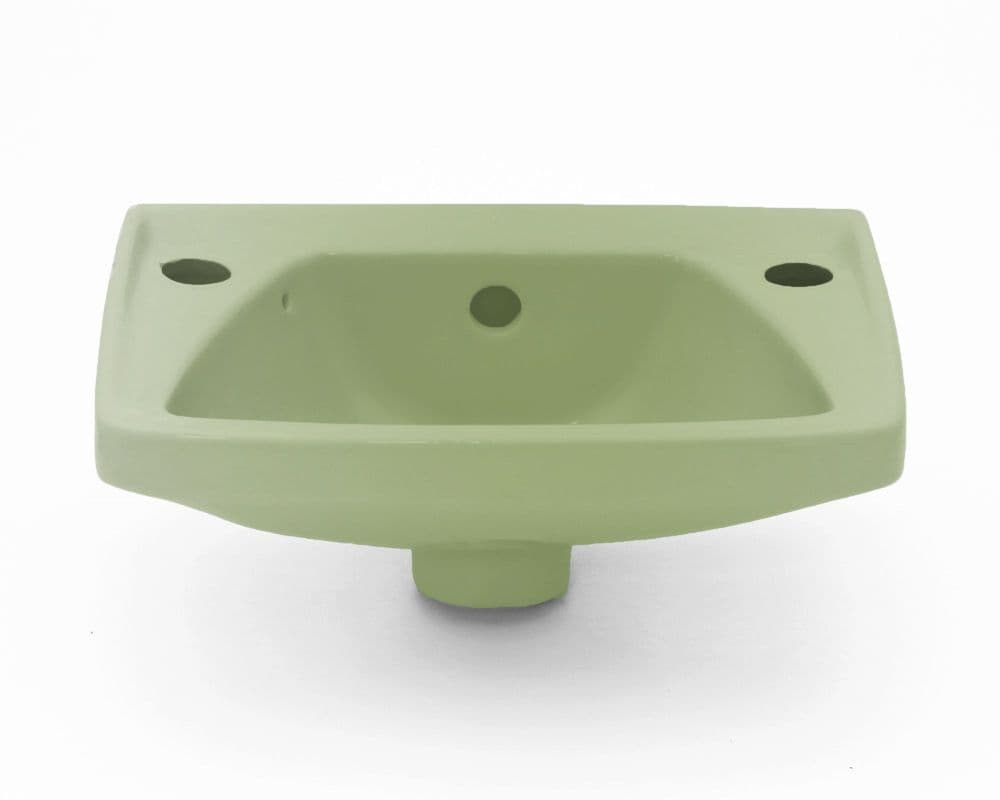 Avocado 36cm Cloakroom 2TH Basin / Sink