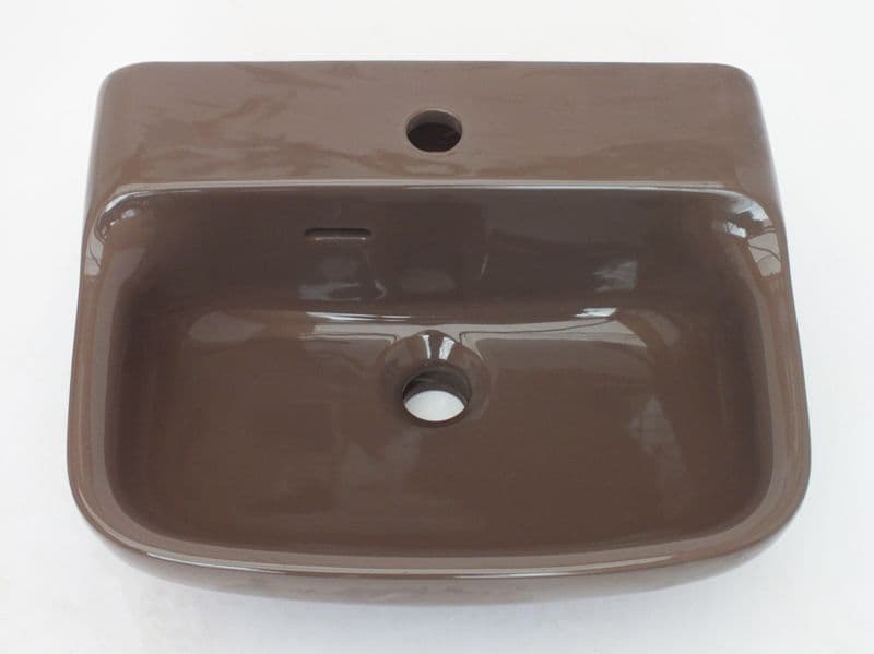 Bali Brown Ideal Standard Michelangelo 1TH Cloakroom Basin / Sink