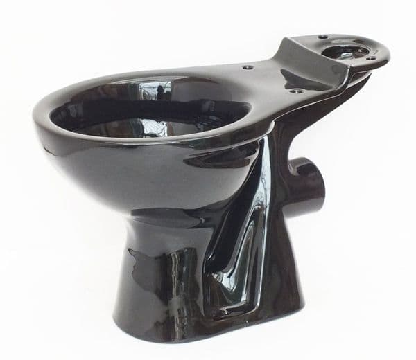 Black Special Colour Toilet Pan (WC) Close-Coupled
