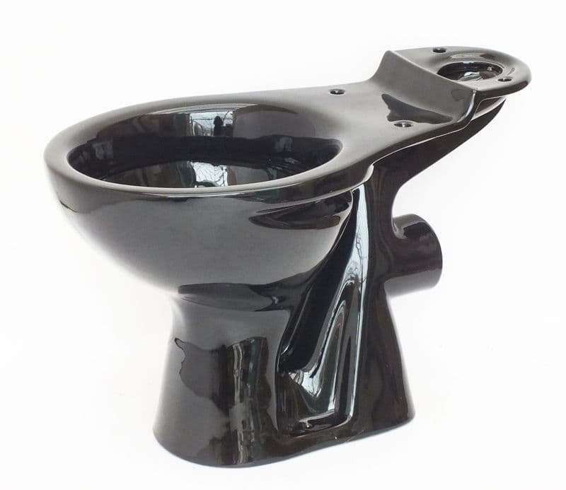 Black Special Colour Toilet Pan (WC) Close-Coupled