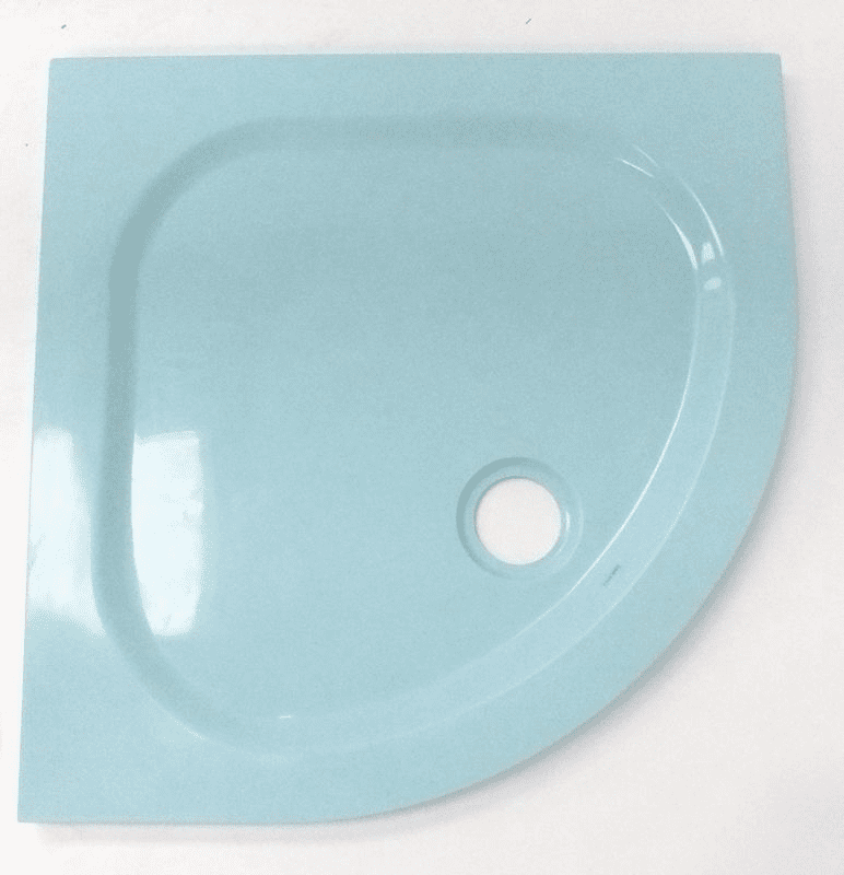 Bonded resin shower tray 800x800mm Quadrant Sky Blue and other discontinued colours
