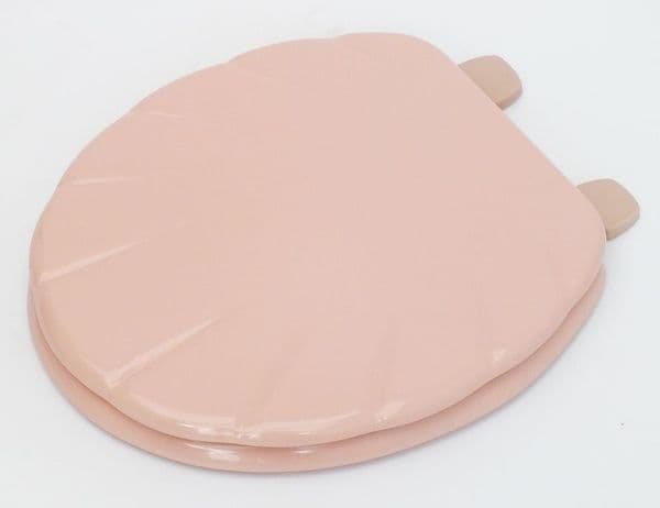 Cavalier shell shape design Coral Pink Group 1 Pink toilet seat