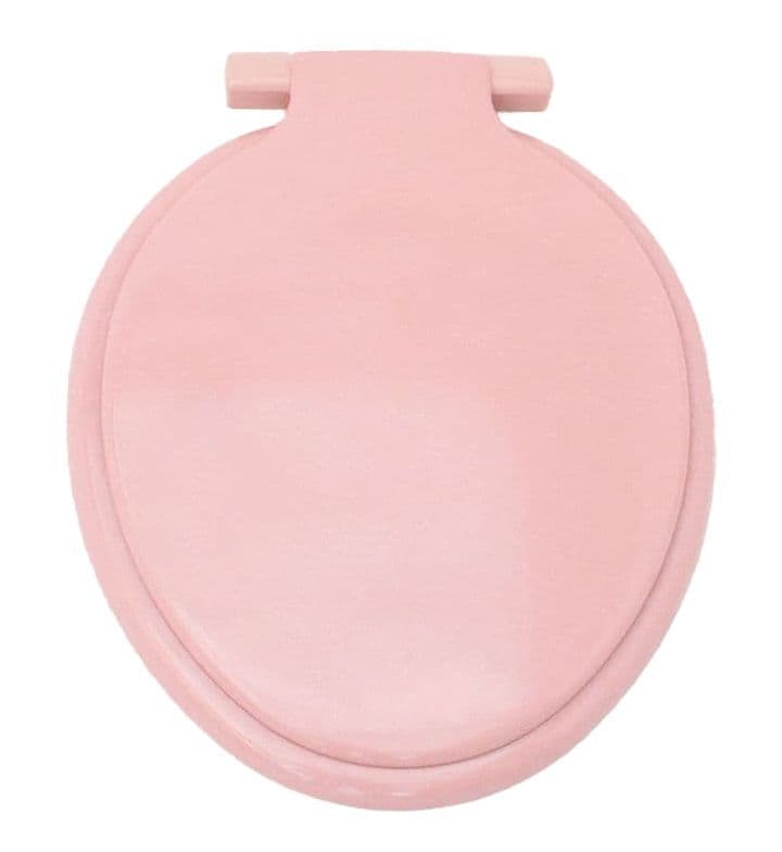 Celmac Chiffon pink toilet seat