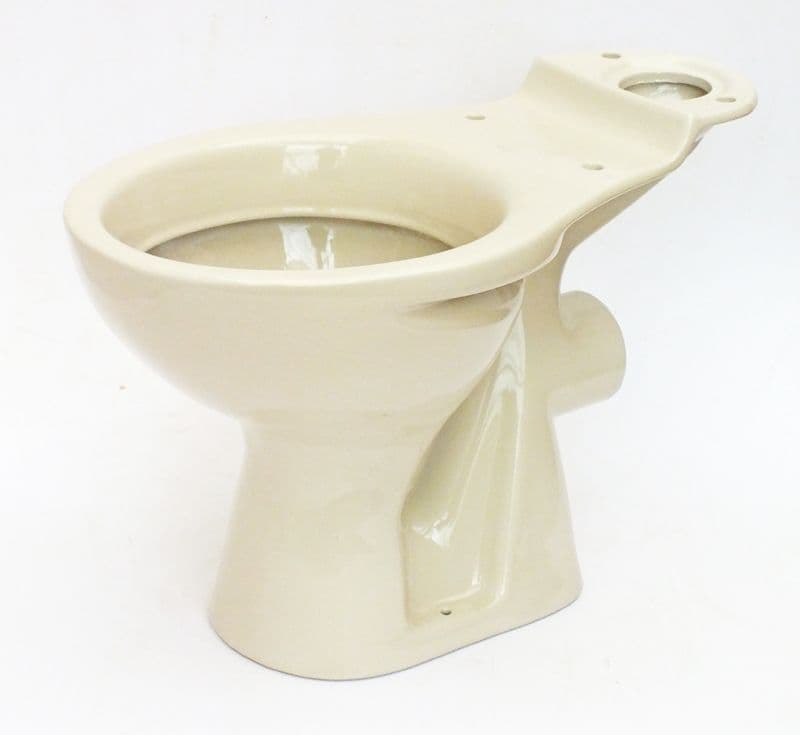 Champagne Toilet Pan (WC) Close-Coupled
