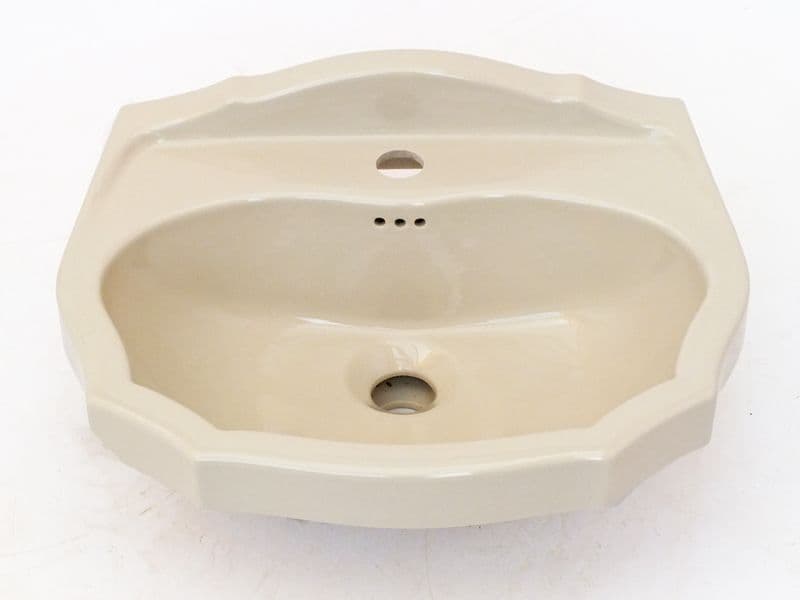 Champagne Vernon Tutbury Cotswold 47cm 1TH Cloakroom Basin / Sink