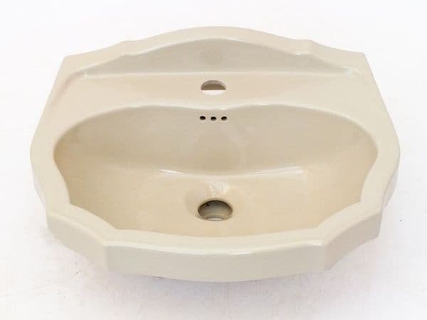 Champagne Vernon Tutbury Cotswold 47cm 1TH Cloakroom Basin / Sink