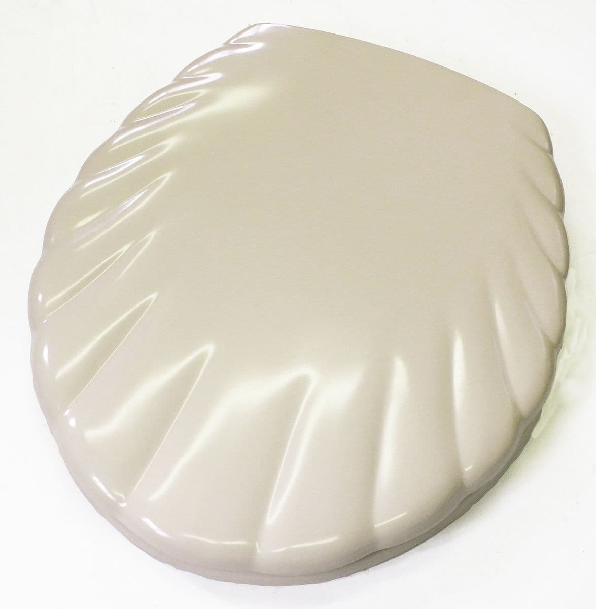 Chiltern shell shaped Indian Ivory toilet seat