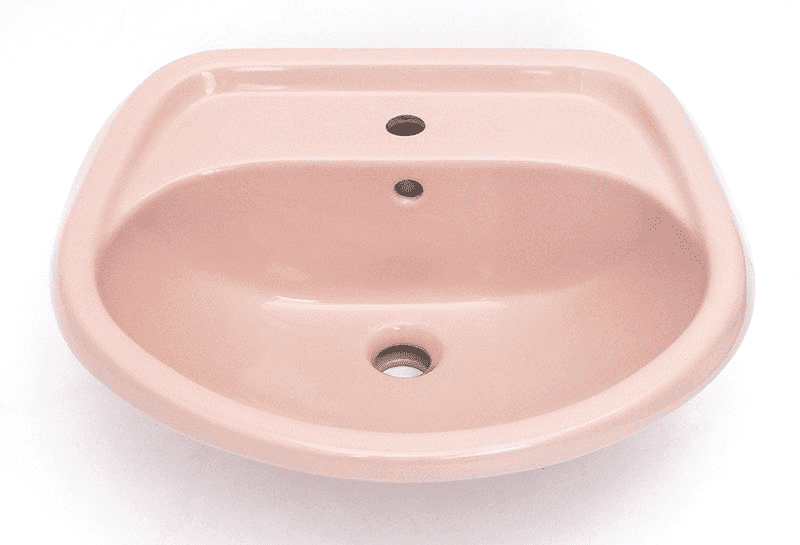 Coral Pink (Group 1 Pink) 56cm 1TH Basin / Sink