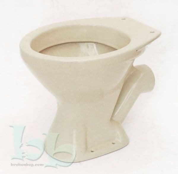 Cream Toilet Pan (WC) Low-Level
