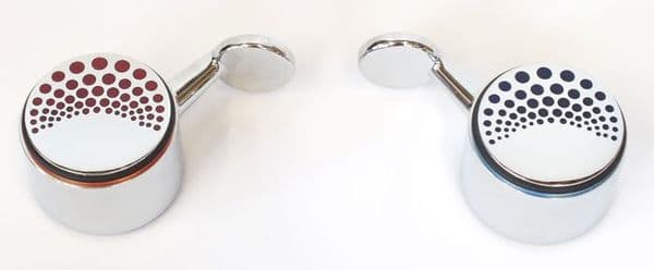 Ideal Standard Monolux Chrome Bath Levers with Decor Discs