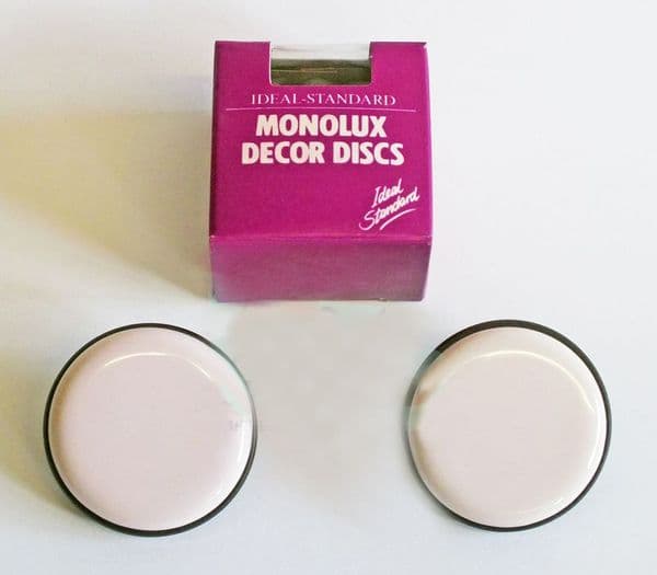Ideal Standard Monolux Whisper Pink Decor Discs