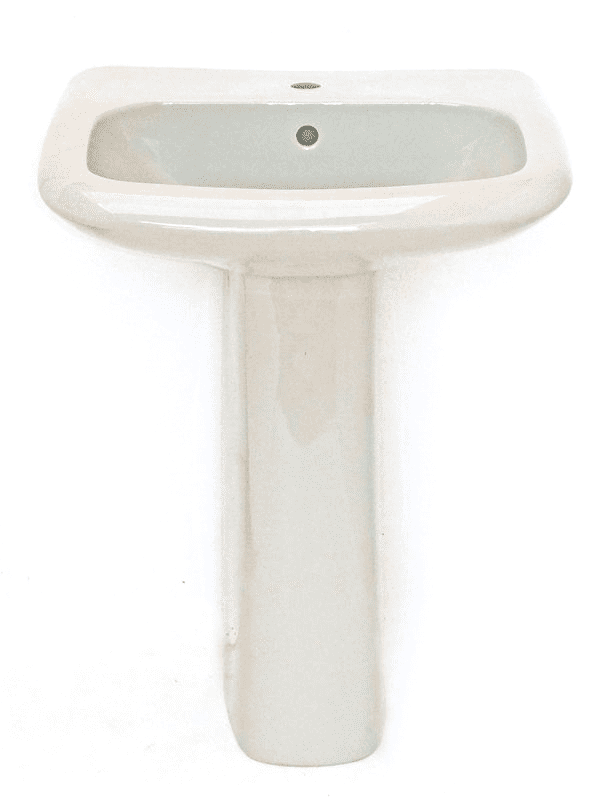 Indian Ivory Senesi Pienza 58cm 1TH or 2TH Basin / Sink & Pedestal