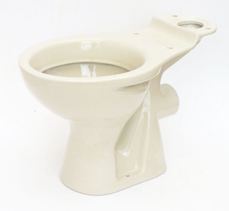 Indian Ivory Toilet Pan (WC) Close-Coupled