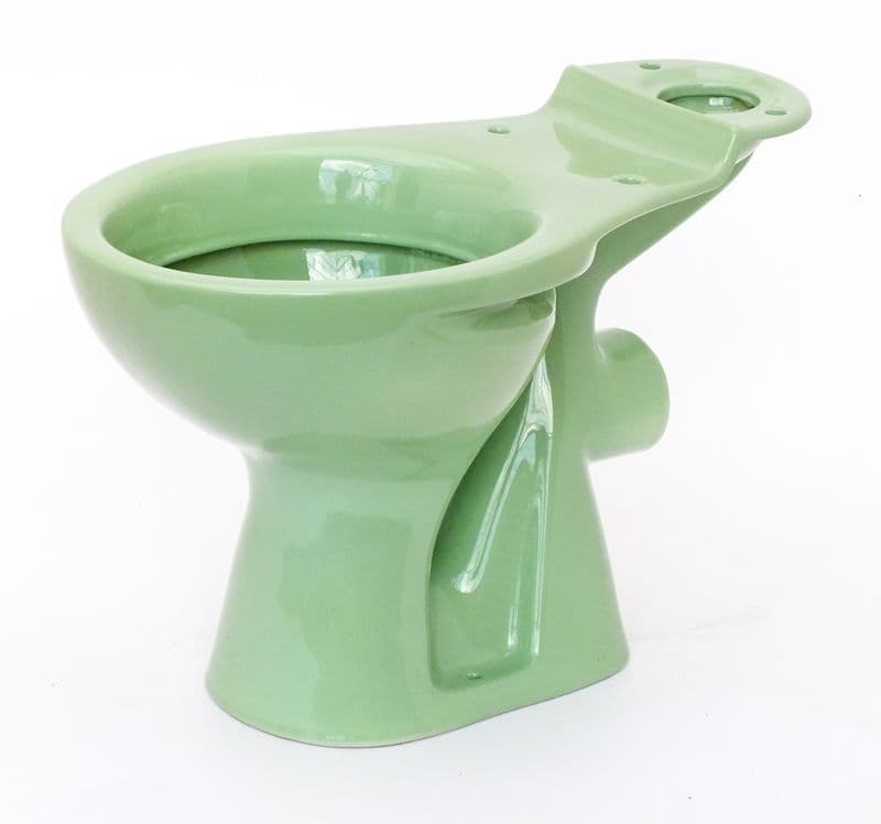 Jade Green Toilet Pan (WC) Close-Coupled