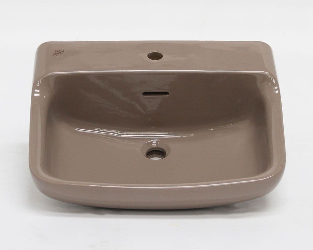 Kashmir Beige (Brown) Ideal Standard Michelangelo 60cm 1TH Basin / Sink
