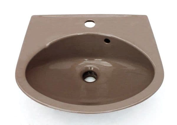 Kashmir Beige (Brown) Warneton Algarve 1TH  Washbasin / Sink