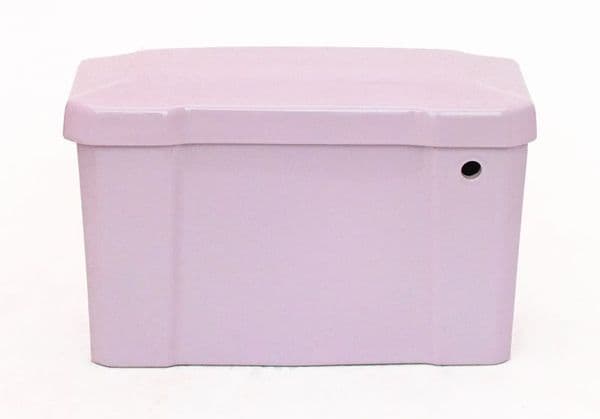 Lilac/Orchid Edwardian/Art Deco Toilet Cistern Bottom Inlet (BIBO)
