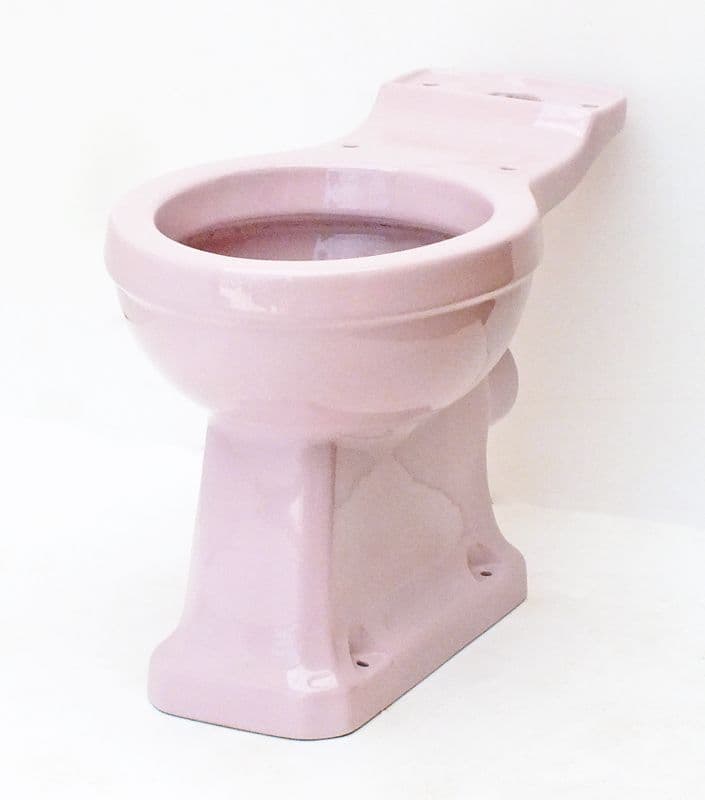 Lilac/Orchid Edwardian/Art Deco Toilet Pan (WC) Close-Coupled