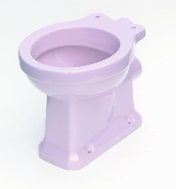 Lilac/Orchid Edwardian/Art Deco Toilet Pan (WC) Low/High-Level