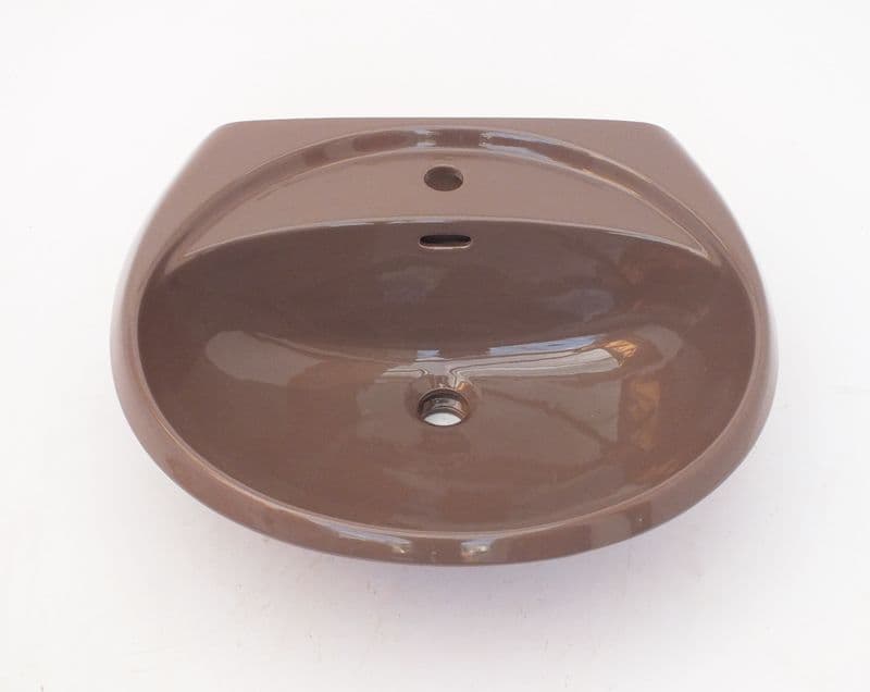 Mink (Brown) Royal Doulton Granada 61cm 1TH Basin / Sink