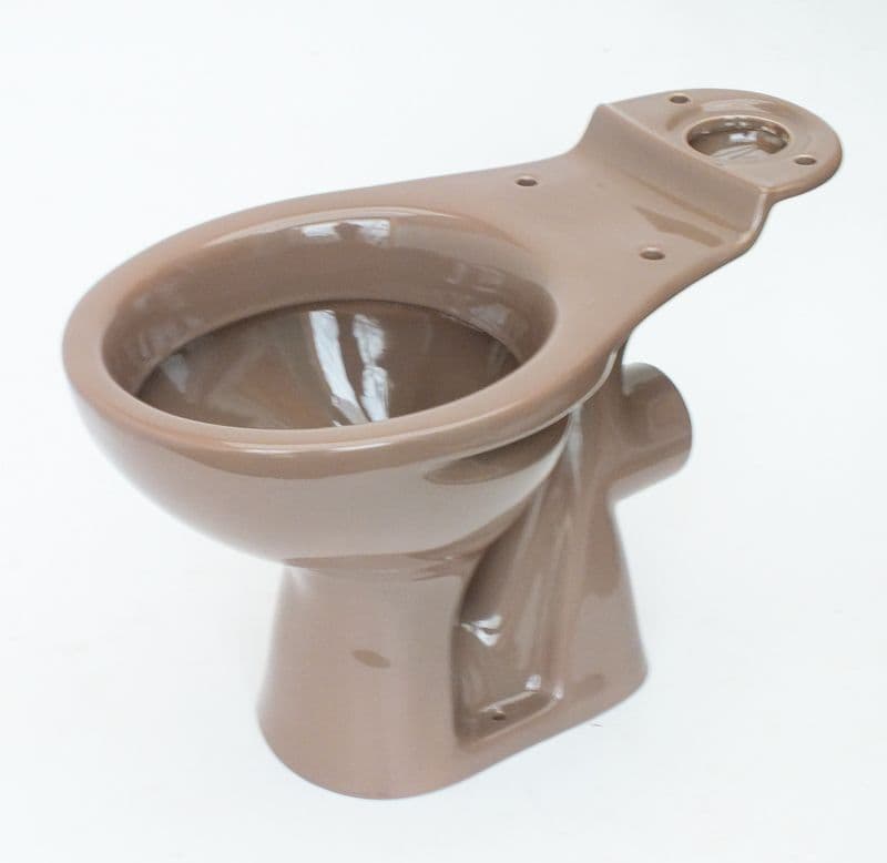 Mink (Brown) Toilet Pan (WC) Close-Coupled