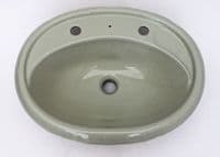 Pampas Oval Inset Vanity Basin / Sink 1TH or 2TH