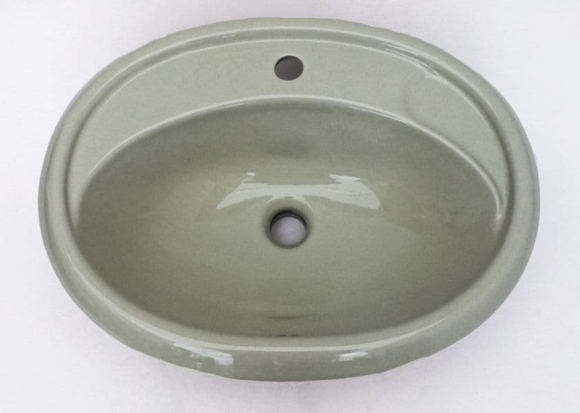 Pampas Oval Inset Vanity Basin / Sink 1TH or 2TH