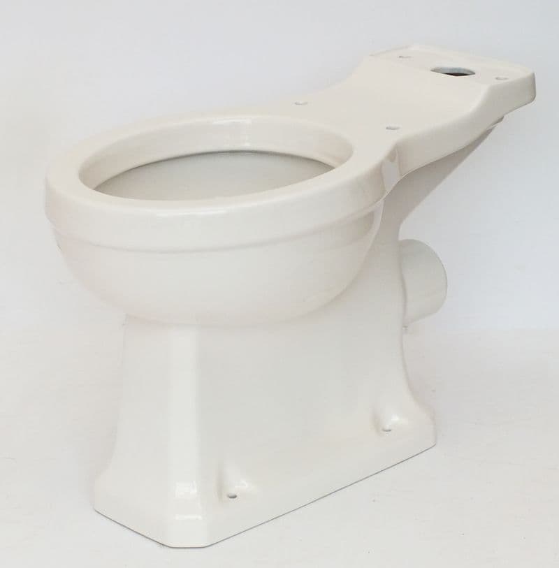 Pergamon Edwardian/Art Deco Toilet Pan (WC) Close-Coupled