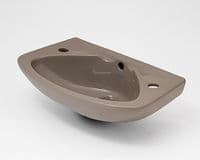 Sable (Brown) Armitage Shanks Dorex  MKII 2TH Cloakroom Basin / Sink