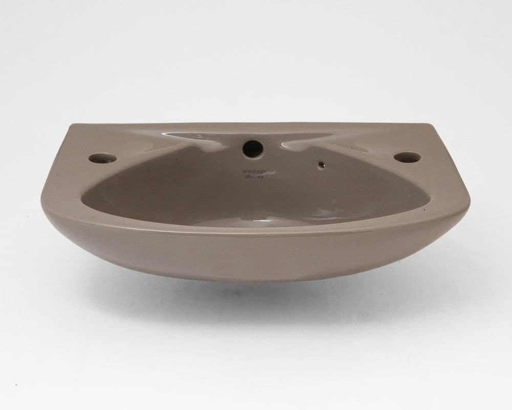 Sable (Brown) Armitage Shanks Dorex MKII 2TH Cloakroom Basin / Sink