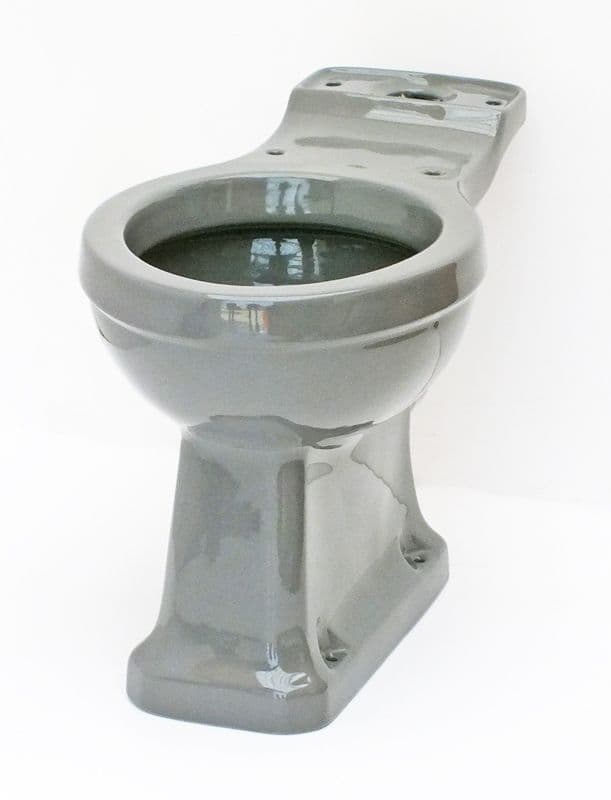 Silver Fox Edwardian/Art Deco Toilet Pan (WC) Close-Coupled