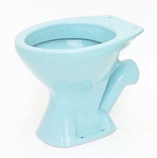 Sky Blue Toilet Pan (WC) Low-Level