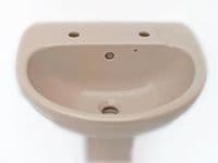 Twilight Pebble Ideal Standard 56cm 2TH Studio Basin & Pedestal