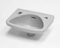 Whisper Grey Ideal Standard Wall  2TH Basin / Sink