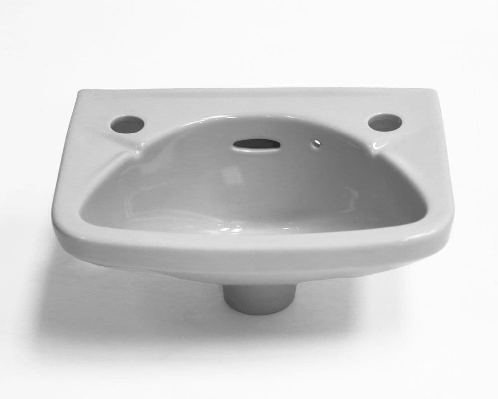 Whisper Grey Ideal Standard Wall 2TH Basin / Sink