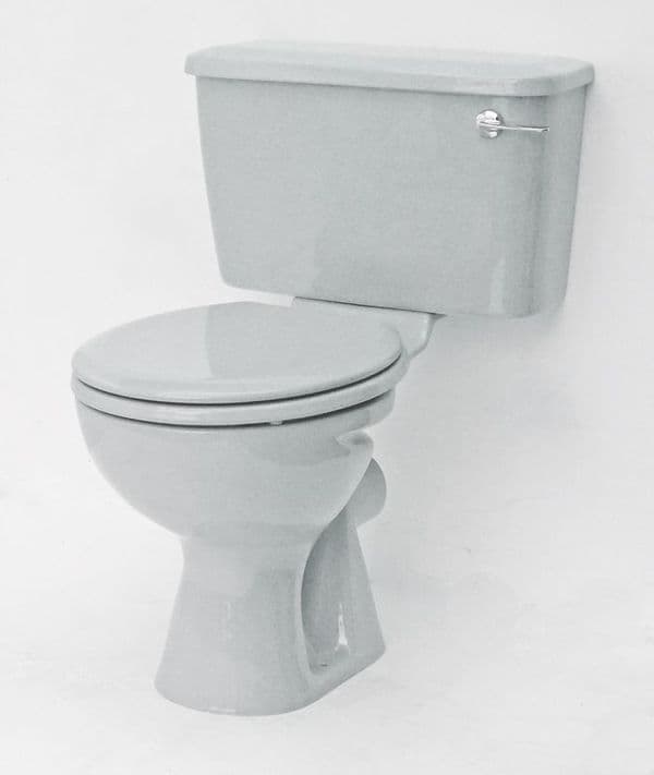 Whisper Grey Toilet Pan and Cistern Close-Coupled
