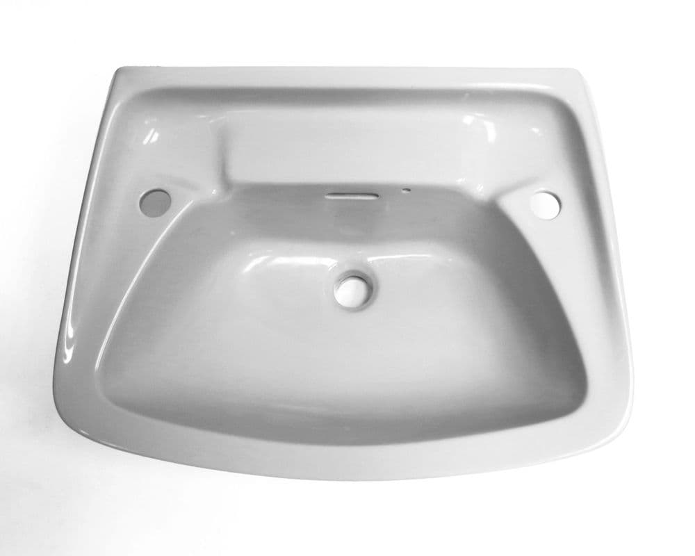 Whisper Grey Trent Supaline 22x16" 2TH Basin / Sink