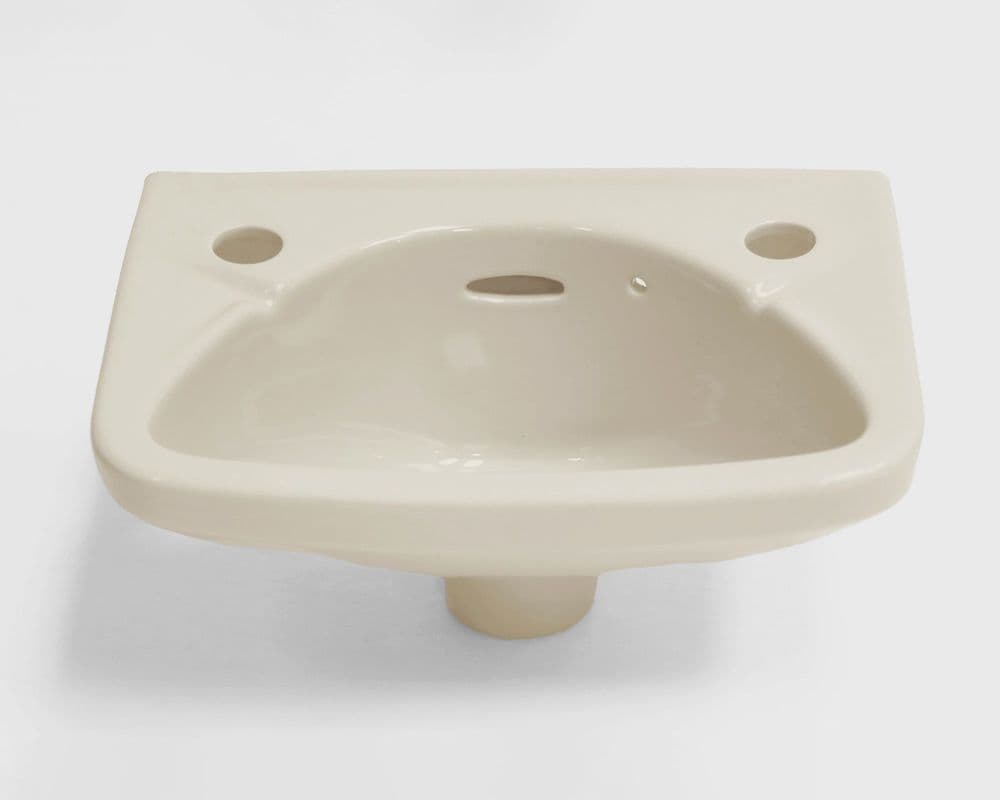 Whisper Peach Ideal Standard Wall 2TH Basin / Sink