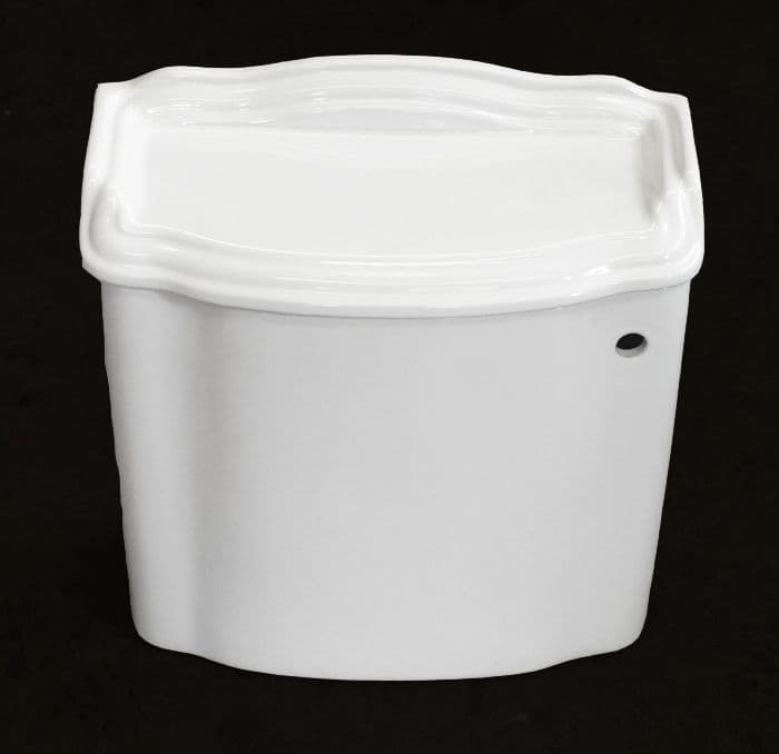 White Balmoral cistern (Sanitana Colonial replacement) bottom inlet (BIBO)