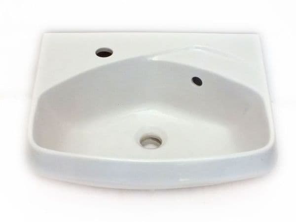 White Ideal Standard Tiara MK2 50cm 1 taphole washbasin / sink