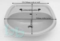 Wild Sage 1TH or 2TH Basin / Sink & Pedestal