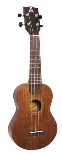 Ashbury GR35031 Soprano Ukulele-sapele, hard case.